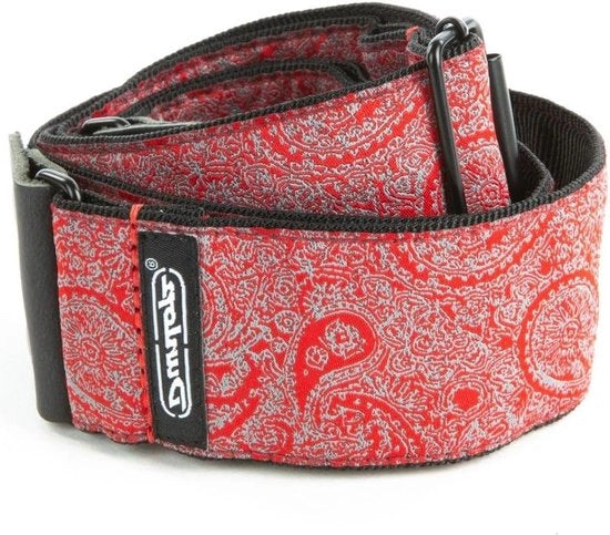 Paisley Jacquard rossa Guitarrighe - manuale - regolabile