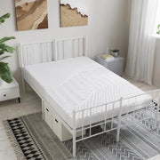 Foam Mattress White 120x200 Cm 7-zone Firmness Level 20 ILD