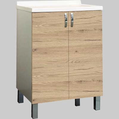 MOBILE LAVATOIO KOALA 2 ANTE QUERCIA NATURALE  P 50 x L 60 cm     SAVINI