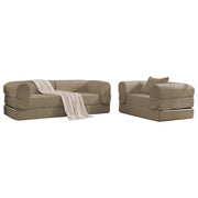 Modulares Cord Sofa Set 1-Sitzer + 2-Sitzer – Kompakt, flexibel & gemütlich für kleine Räume