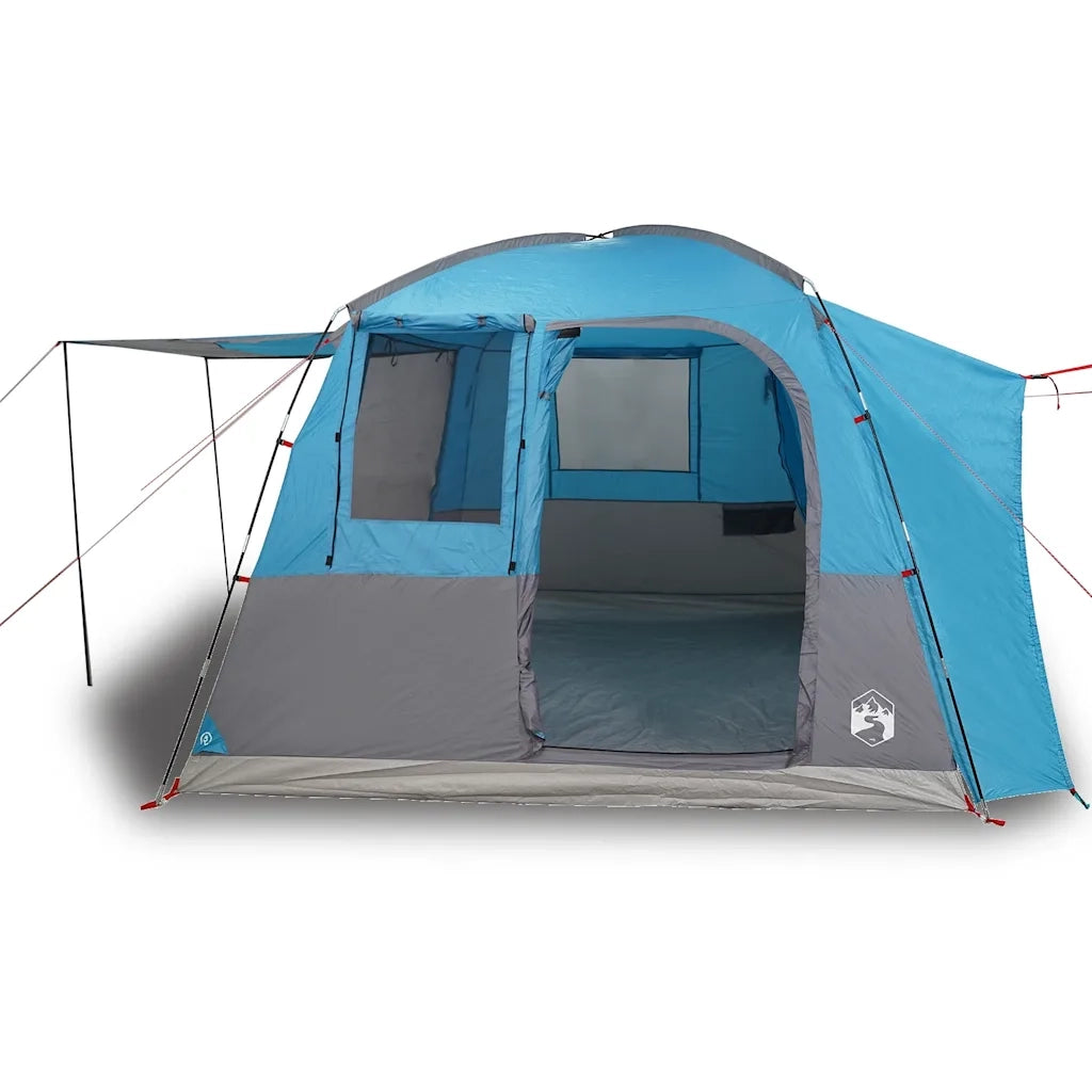 Tenda da Campeggio da Auto per 4 Persone-Tenda per Famiglie Blu Impermeabile 349290
