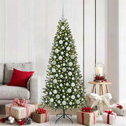 Set di Palle di Natale con 300 LED 120 pcs Bianco Plastica