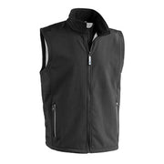 GILET PONENTE SOFTSHELL NERO/SILVER TG XL