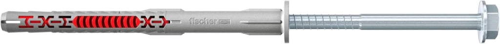 Fischer Tasselli Prolungati DuoXpand T 10x160 con Vite a Testa Svasata Piana in Acciaio Zincato, 50 pz, 562159