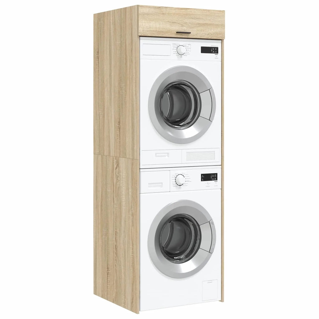 Mobiletto per lavatrice con porta Sonoma 67,5 x 68 x 200 cm 3422786