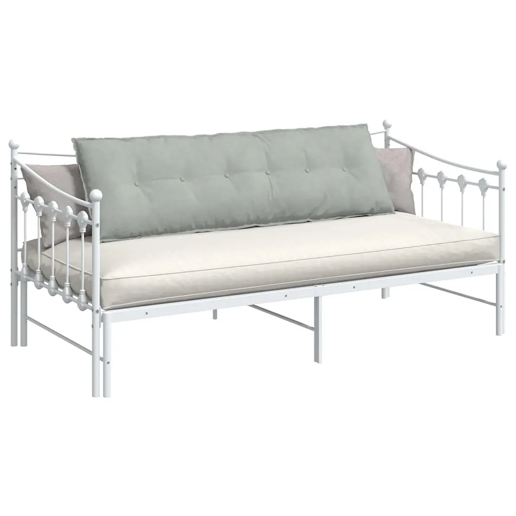 Cuscino per Schiena Grigio chiaro 160 x 50 cm Tessuto in Cords