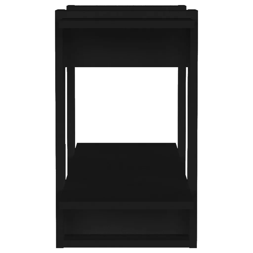 Libreria/Divisorio Nero 80x30x51 cm 811593