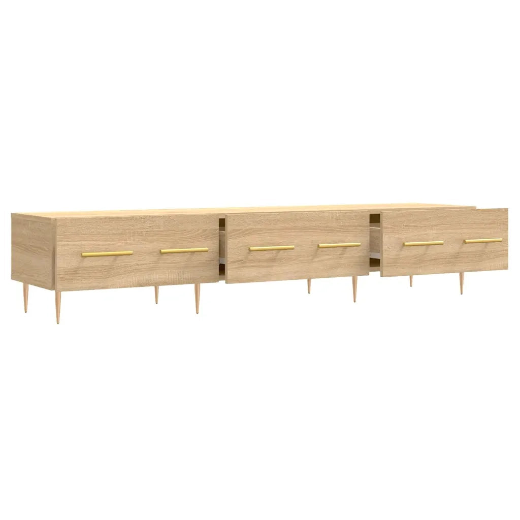 vidaXL Mobile Porta TV Rovere Sonoma 150x36x30 cm in Legno Multistrato
