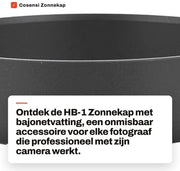 Parasole con Fisso con Maniglia a Bajonetta - Parasole per Canon - Parasole per Maxi Cosi - Supporto per Lenti - Compatibile con AF 28-85 Mm F/3.5-4.5 - Supporto per Lenti Fissa