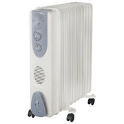 Pyramidea TL011 stufetta elettrica Interno Grigio 2500 W Riscaldatore ambiente elettrico a olio