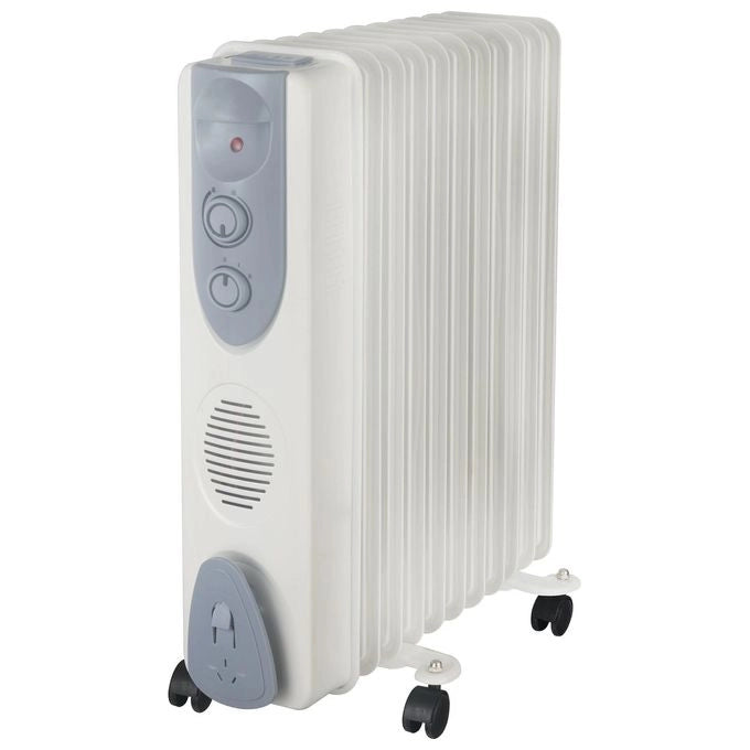Pyramidea TL011 stufetta elettrica Interno Grigio 2500 W Riscaldatore ambiente elettrico a olio
