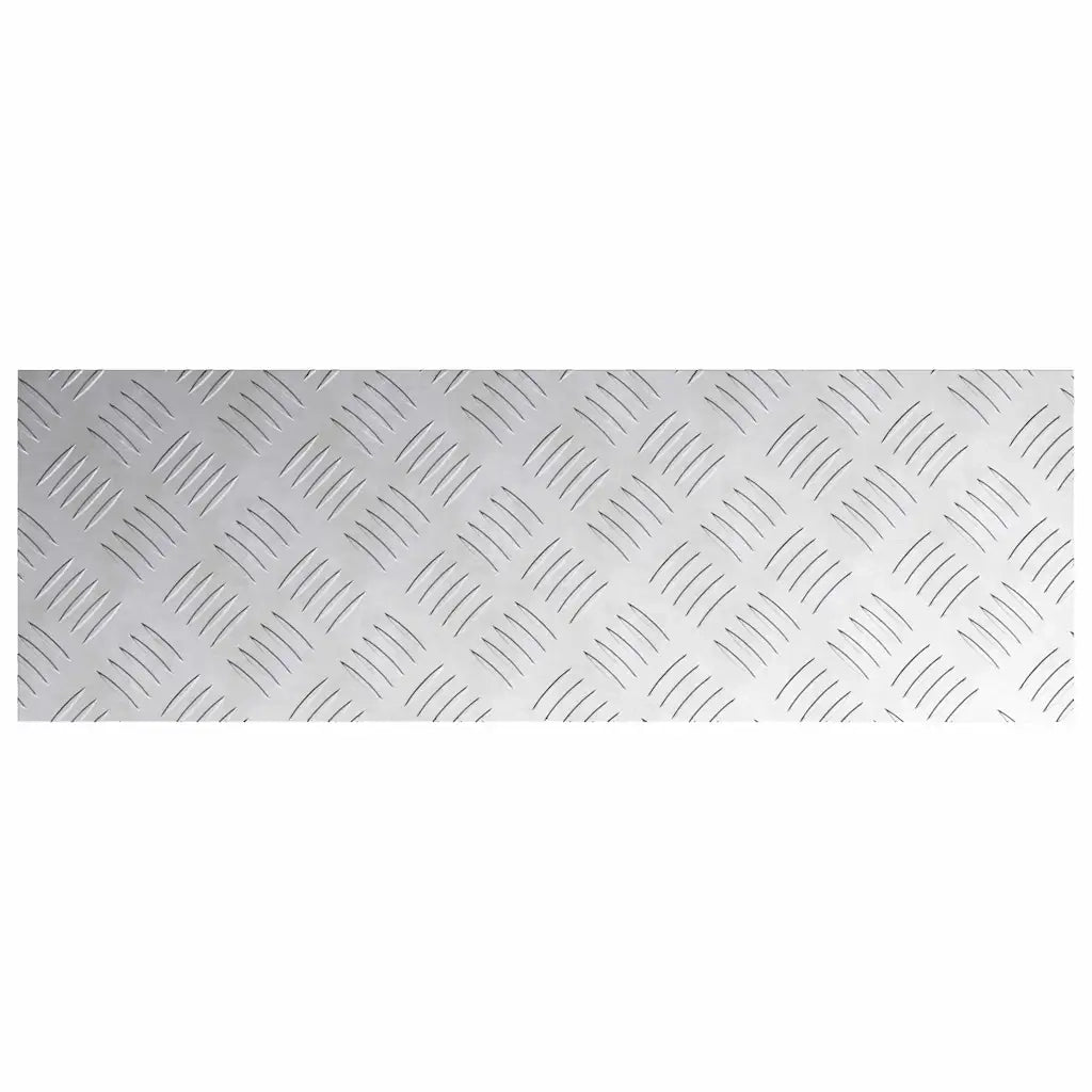 Gradini per Scale 2 pz | Tappetini per scale autoadesivi Argento 75 x 25 cm Alluminio