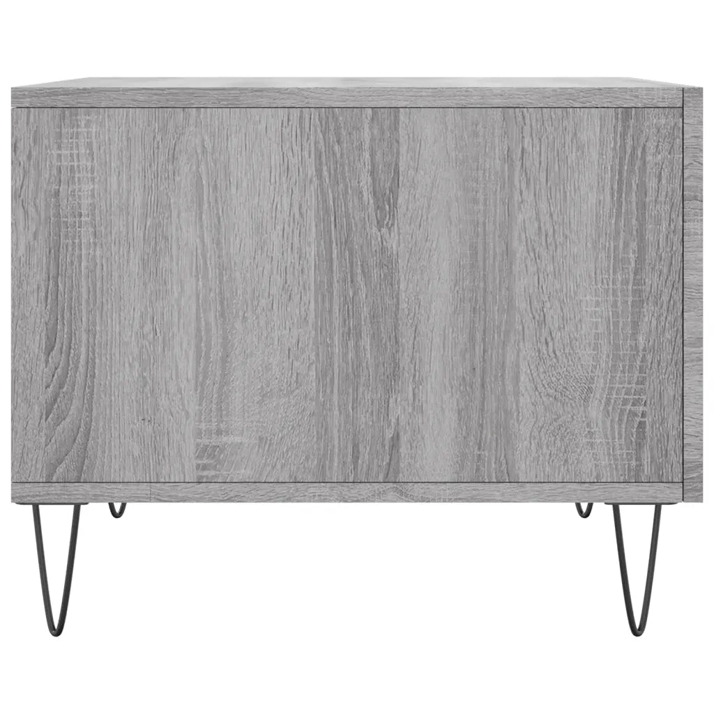 Tavolini Salotto 2pz Grigio Sonoma 50x50x40cm Legno Multistrato