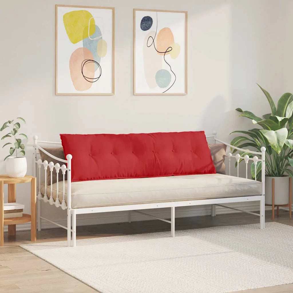 Cuscino per Schiena Rosso 160 x 19 x 50 cm Tessuto 42014885