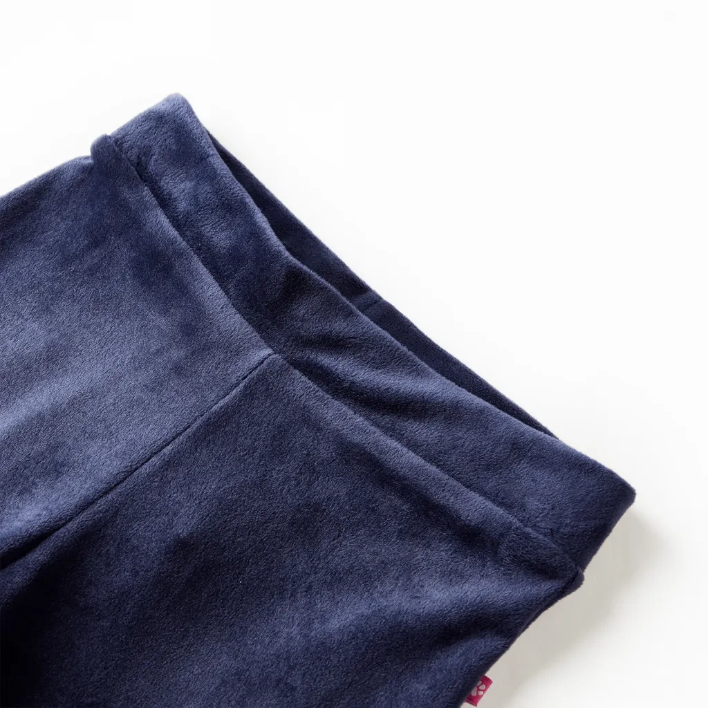 Pantaloni da Bambino in Velluto Blu Scuro 104 CFW8664972