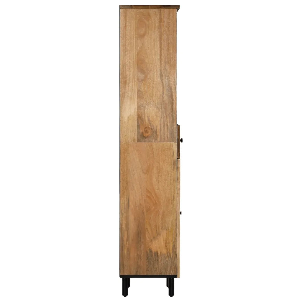 Mobile da Bagno 38x33x160 cm in Legno Massello di Mango 356913
