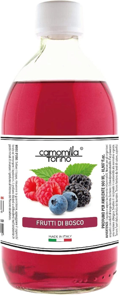 RICARICA PROFUMO PER AMBIENTE CAMOMILLA TORINO DA 250 ML AI FRUTTI DI BOSCO