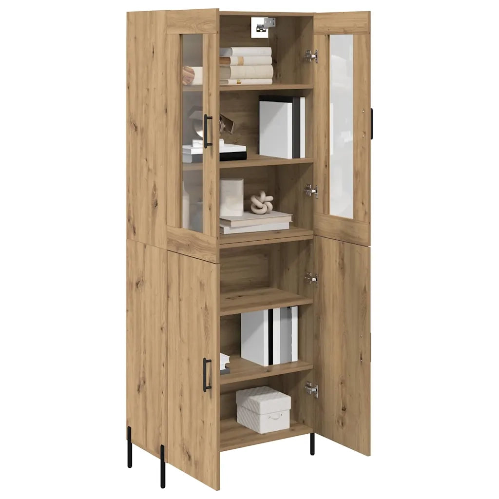 Credenza-Buffet-Armadio da cucina Rovere artigianale 69,5 x 34 x 180 cm 581933