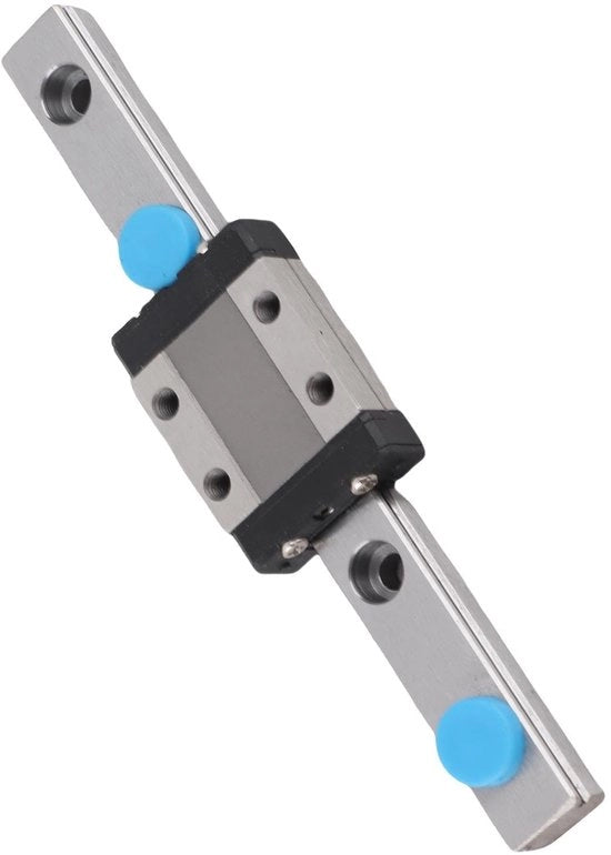 Geleiderail Lineare a 4 punti di contatto - Miniatuur Geleiderail - Schuifblocco - Alta Precisione - Basso Peso - Lunghezza della Rete 95 mm