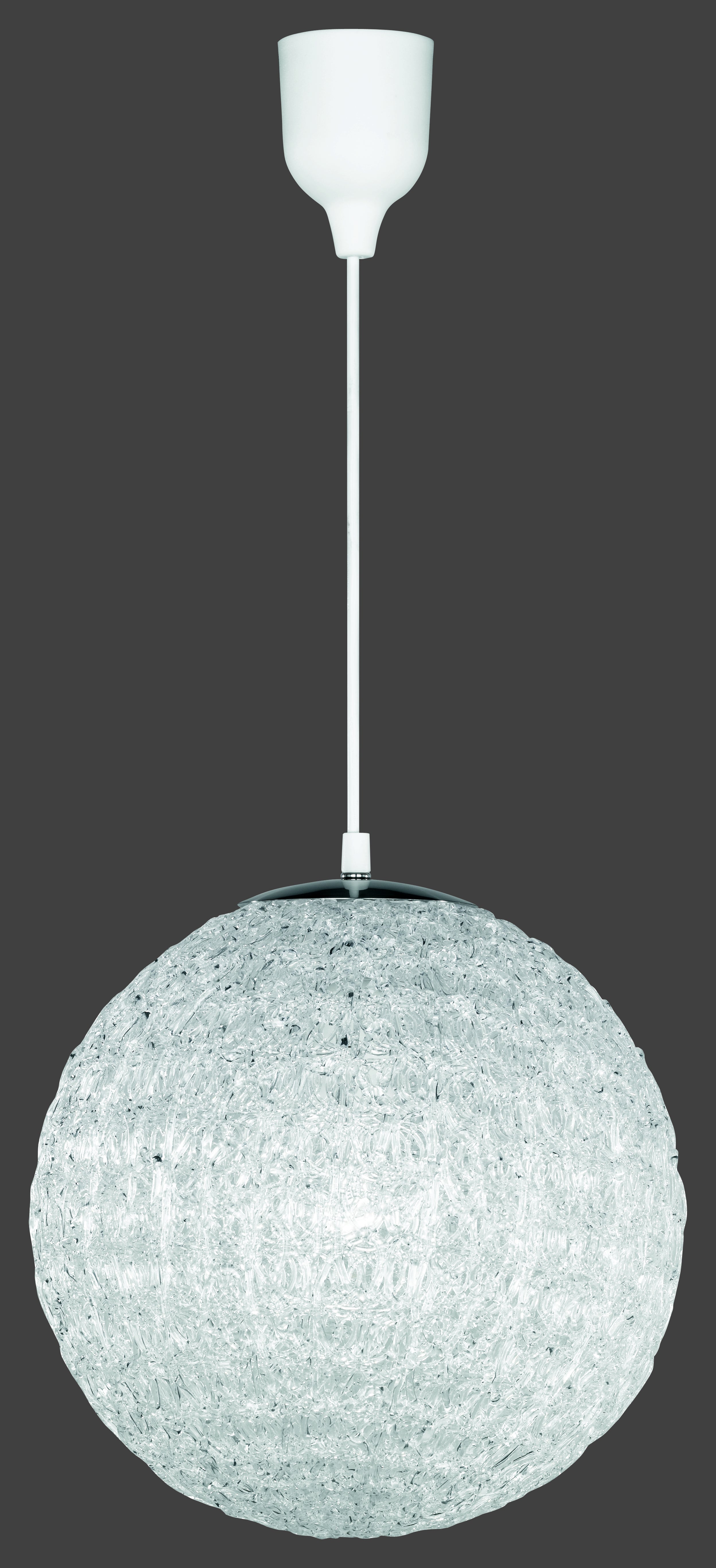 Lampada a Sospensione da Interno  E27 in Metallo Nickel Opaco