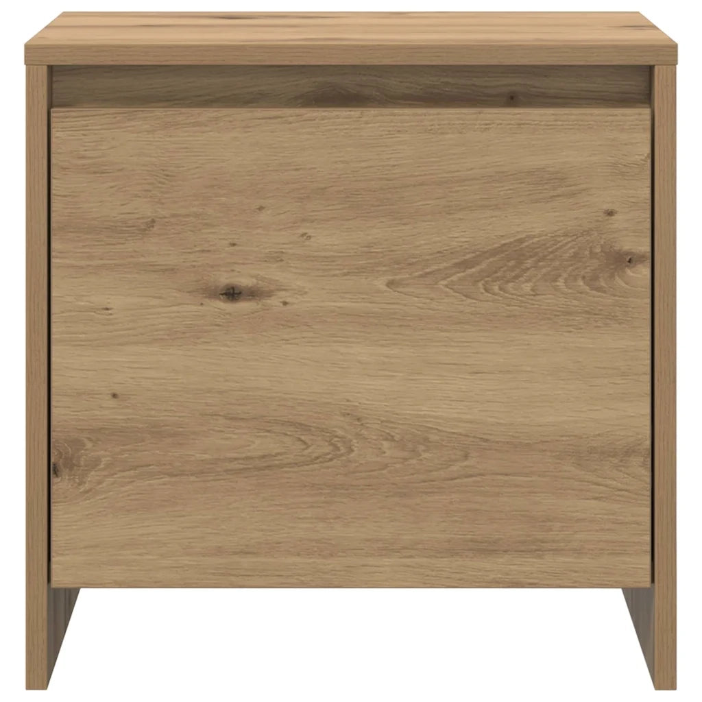 vidaXL Armadio da Notte rovere artigianale 45 x 34 x 44.5 cm