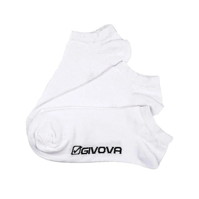 GIVOVA CALZA FANTASMINO TAGLIA 39/42 DA UOMO MAGLIA JERSEY IN COTONE 3PZ BIANCO