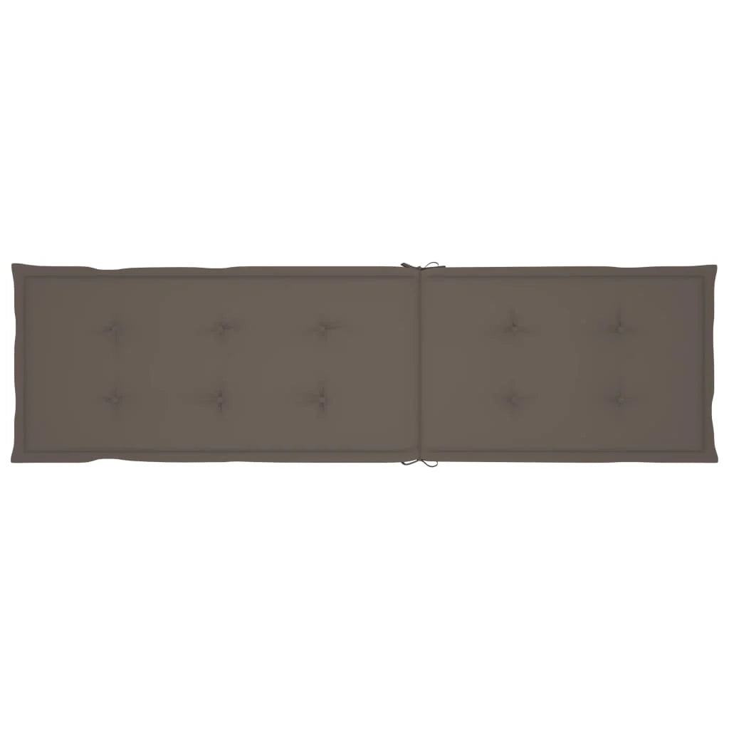 Lettino prendisole sedia a sdraio lettino prendisole letto da giardino mobili da esterno per patio con poggiapiedi e cuscino legno massello di acacia 02_0012579