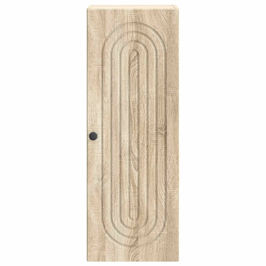 Mobiletto a muro Rovere Sonoma 33 x 34,5 x 90 cm 898077