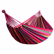 Trade Shop - Amaca Da Giardino Singola In Tessuto Cotone Relax Campeggio 200x80cm Multicolore -