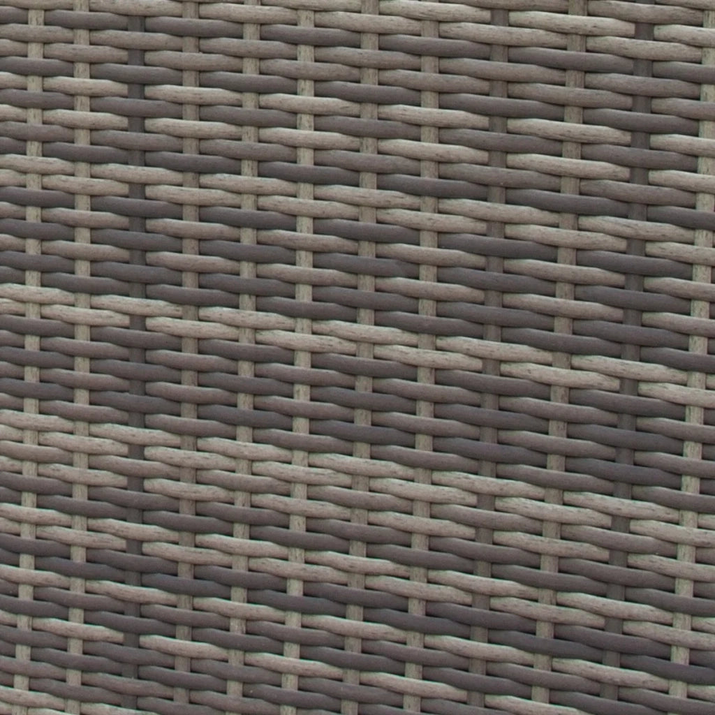 Set d'angolo in rattan Mobili da giardino Grigio Divano Sgabelli Tavolo Cuscini impermeabili 9 Posti