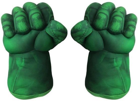 Manichini di Plush con Manopole Interne - Accessori di Costume - Feste Tematiche - 28cm di Lunghezza - Verde