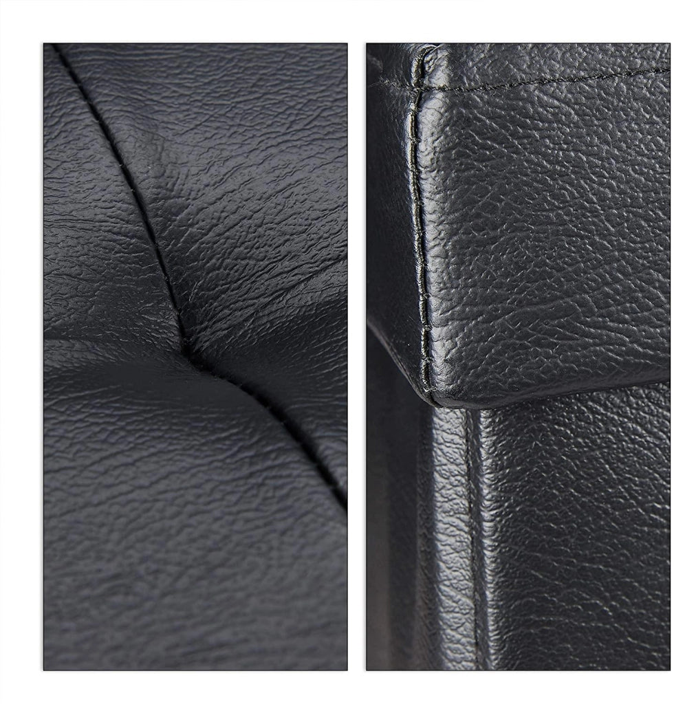 Panca con vano portaoggetti e coperchio in similpelle 75 cm nero 13_0000372_2