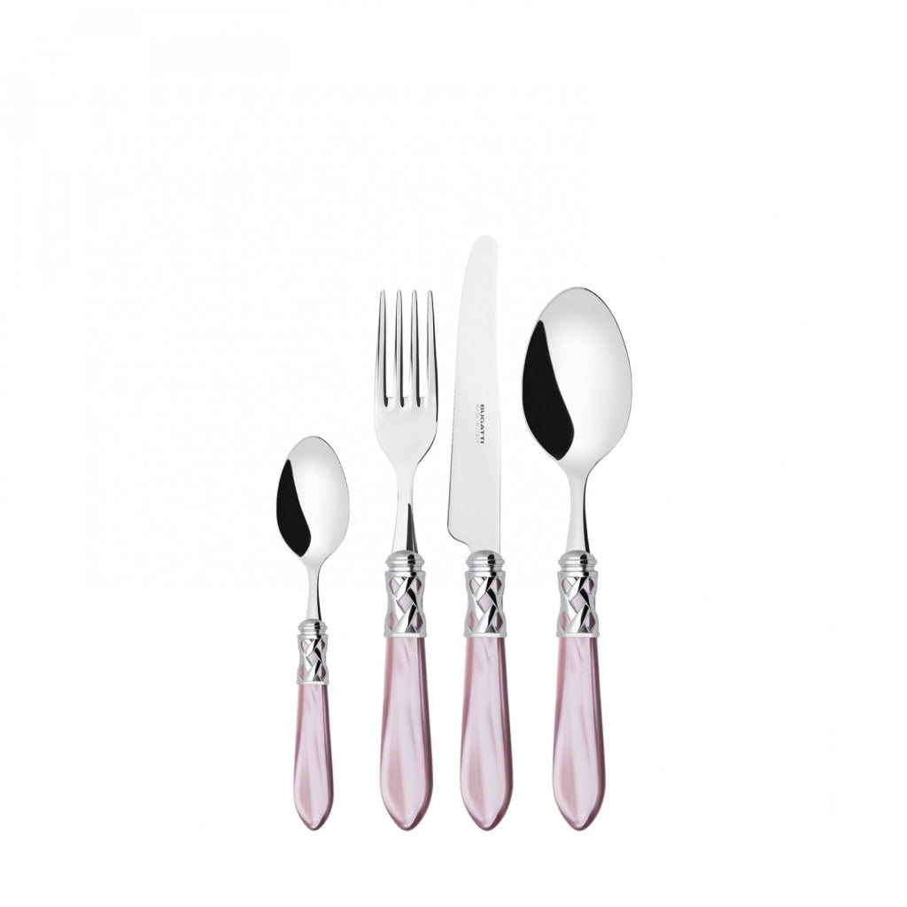 ALADDIN Ghiera Cromata, Posate Set 24 Pz, Scatola Compact, Casa