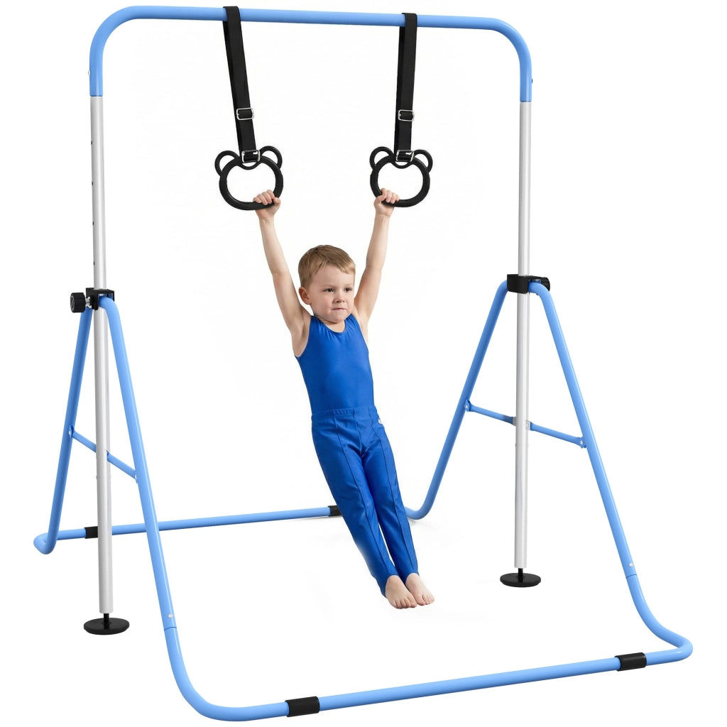 Barra per Ginnastica Artistica ¨C zephmum ¨C Blu, Acciaio, 148x105x88-128 cm