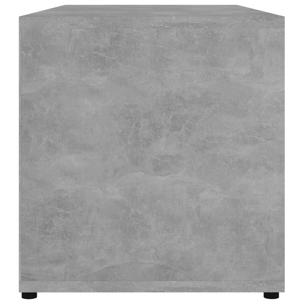 Mobile Porta TV Grigio Cemento 80x34x36 cm Legno Multistrato 801854