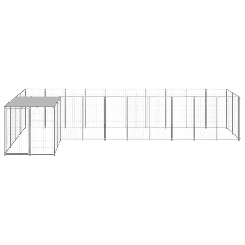 Gabbia per Cani Argento 7,26 mÂ² in Acciaio   cod mxl 48586