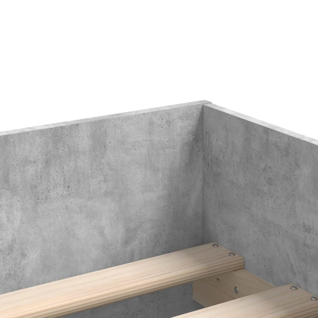 Telaio del letto con storage Sonoma grigio 80 x 200 cm 3429617