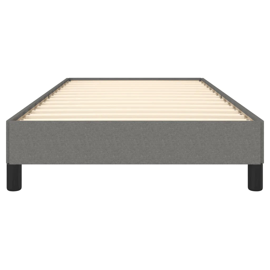 Giroletto senza Materasso Grigio Scuro 90x200 cm Tessuto 346689