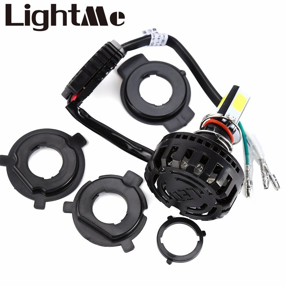 Trade Shop - Kit Lampada H4 Led Moto Scooter Motocicletta 3500lm 12v/36w Abbagliante Mh4 H4 -