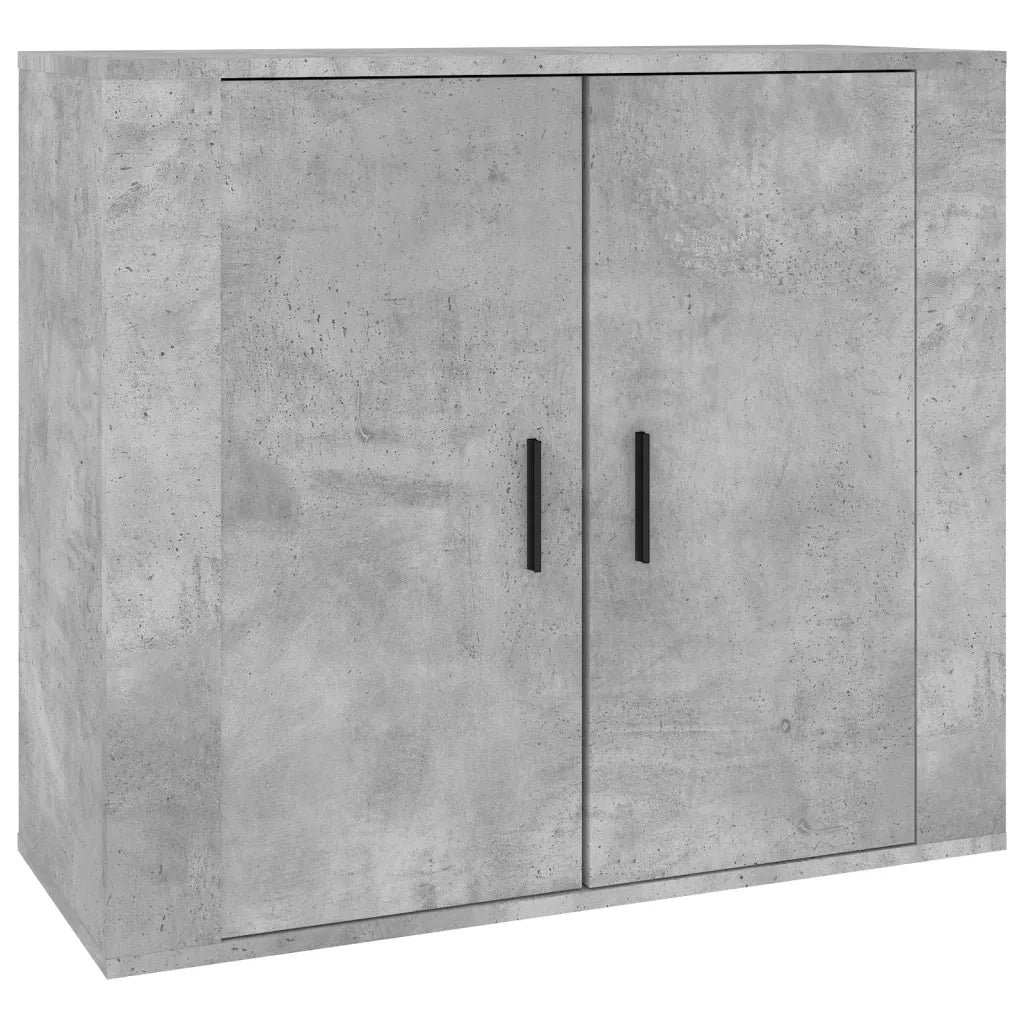 Credenze 3 pz | Madia | Buffet da pranzo | Armadio da pranzo Grigio Cemento in Legno Multistrato