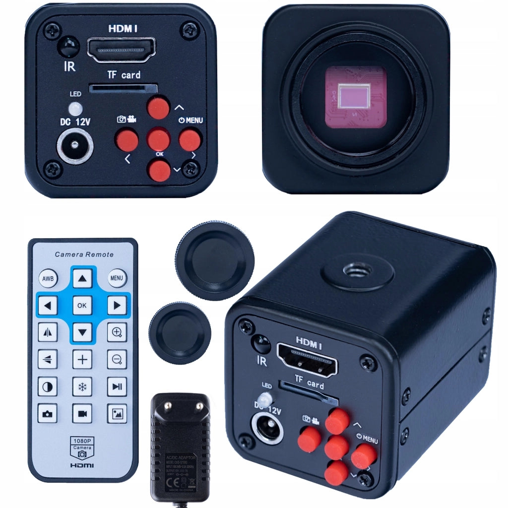 Set Microscopico Norma Black Pro 3 in 1 – Camera HDMI 1080P, Obiettivo 100x, Piattaforma 50mm/40mm