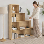 Bookshelf/room Divider Sonoma Oak 155x24x160 Cm Engineered Wood