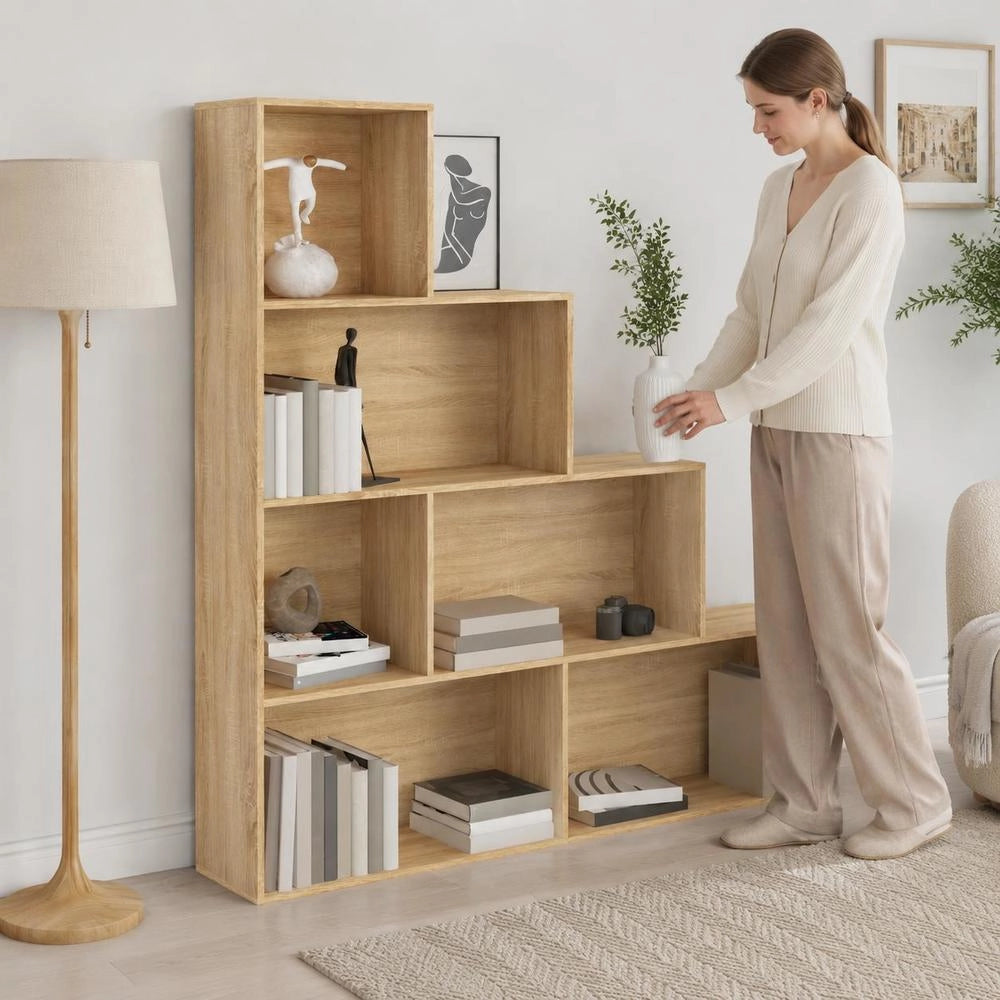 Bookshelf/room Divider Sonoma Oak 155x24x160 Cm Engineered Wood