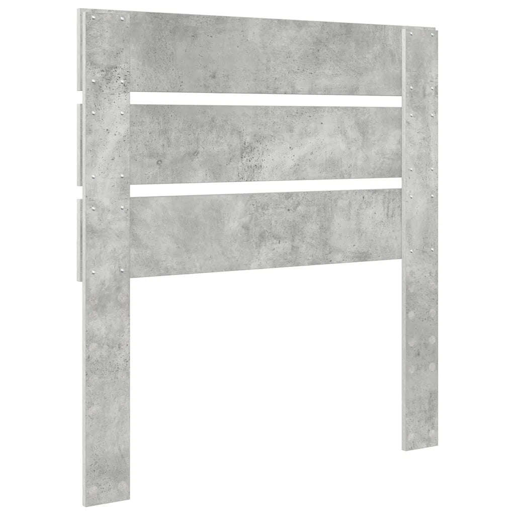 Testiera-Testata-Testiera Decorativa Grigio cemento 100 cm Legno multistrato 791155
