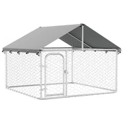 Gabbia per Cani da Esterno con Tetto 200x200x150 cm CFW7609710