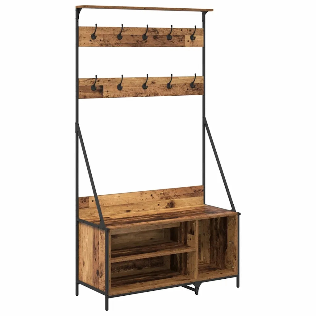 Stendibiancheria Legno vecchio 100 x 41 x 184 cm 882889