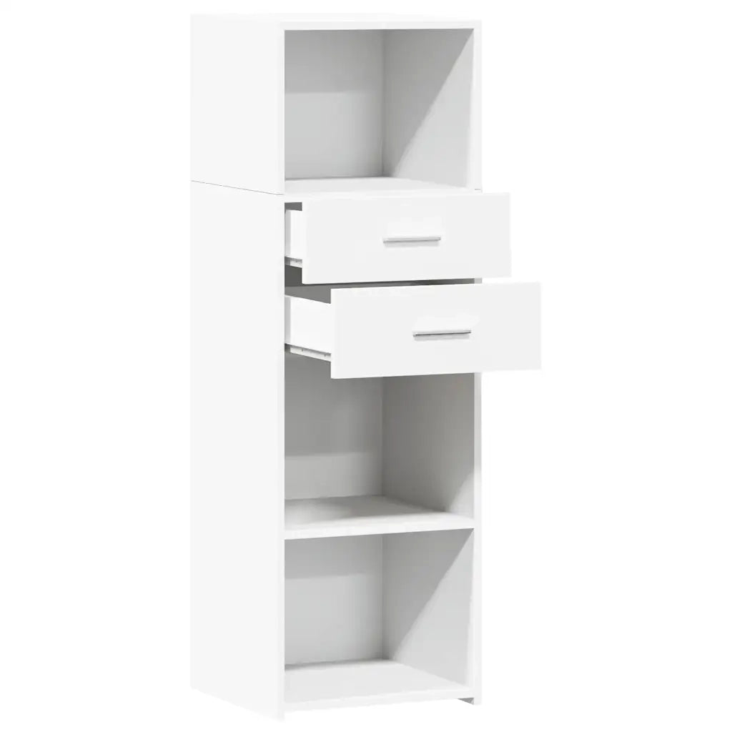 Credenza | Madia | Buffet da pranzo | Armadio da pranzo Bianca 40x42,5x124 cm in Legno Multistrato