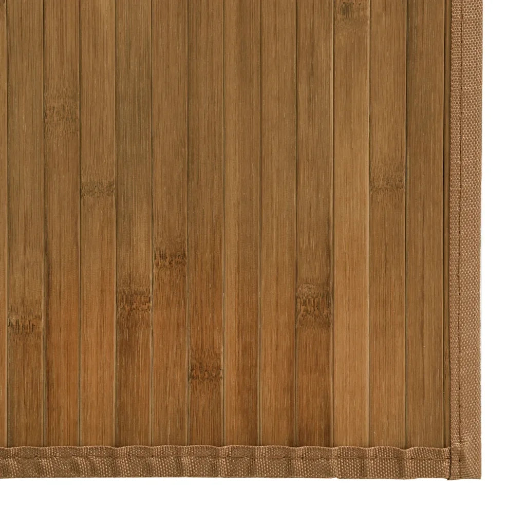 Tappeto Rettangolare Marrone 60x200 cm in BambÃ¹