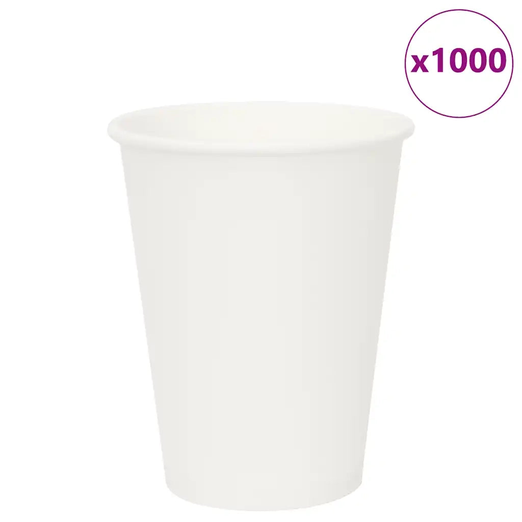 Bicchieri da CaffÃ¨ in Carta 1000 pz 12oz 300ml Bianco