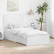 Struttura del letto Bianco 90 x 190 cm Legno multistrato